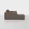 Signature Chaise Sectional (Left Arm Chaise / Mocha) - Side