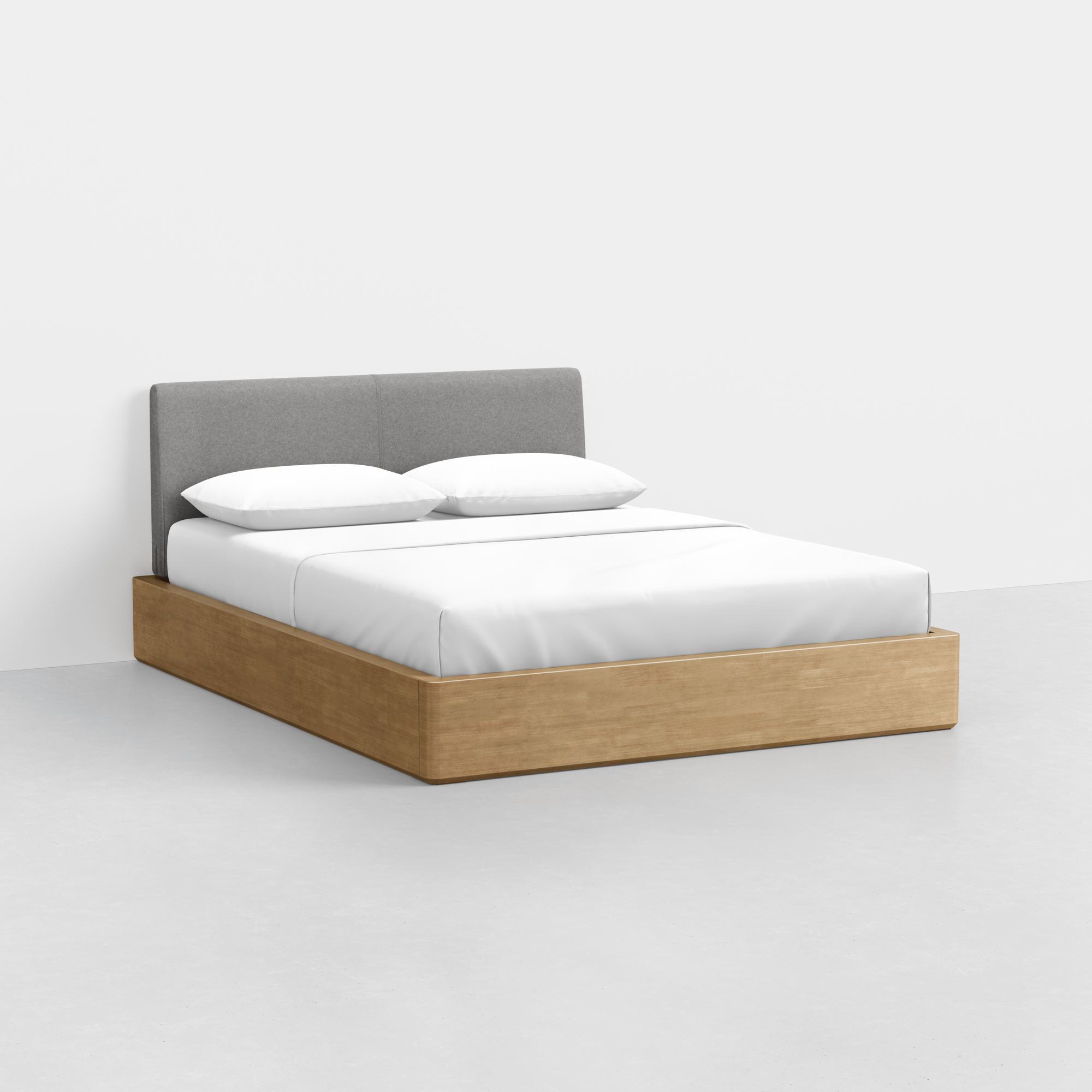 King / Heathered Grey / Oak