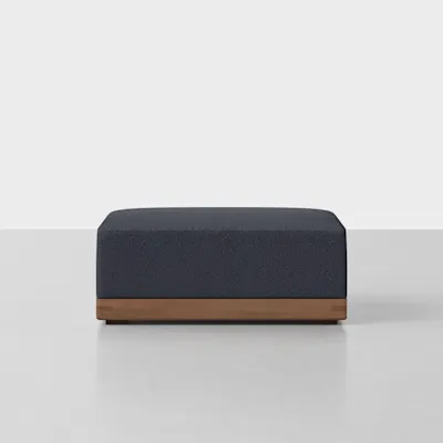 Dark Navy / Walnut / Ottoman