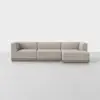 Essential Chaise Sectional - Right Arm Chaise / Natural / Grey - 1