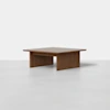 Pillar Coffee Table - Square / Walnut - 1