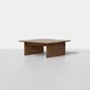Pillar Coffee Table - Square / Walnut - 2