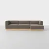 Essential Chaise Sectional - Right Arm Chaise / Mocha / Natural - 1