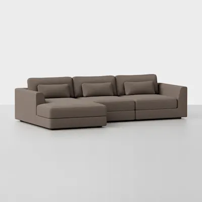 Mocha / Left Arm Chaise