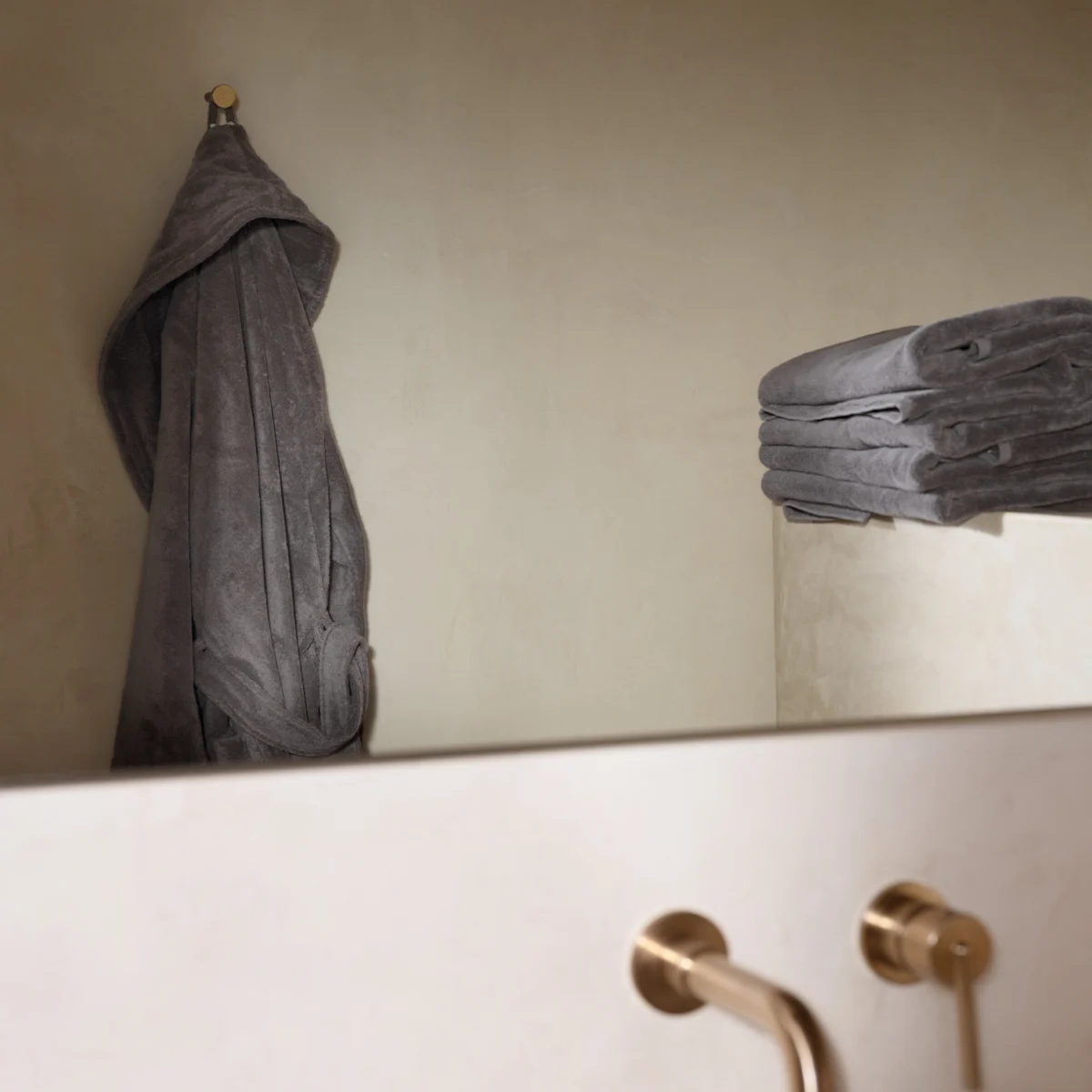 Turkish Cotton Bath Robe | Thuma
