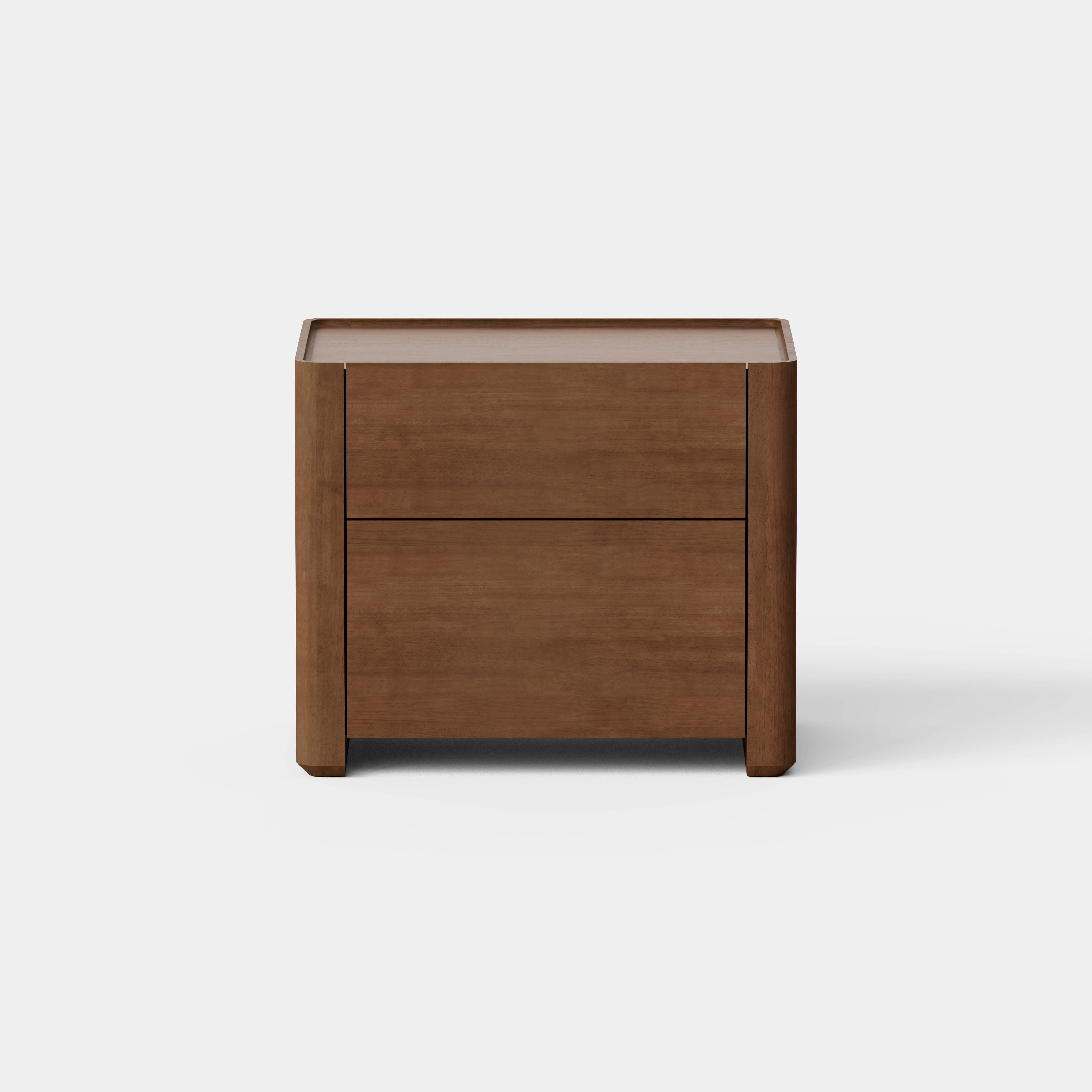 Walnut / Individual / 2 Drawer