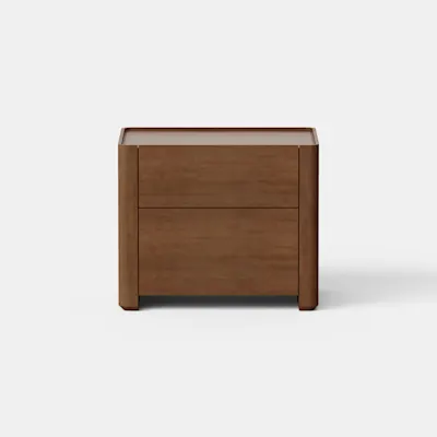 Walnut / Individual / 2 Drawer