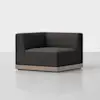 Essential Sectional Module (Corner / Carbon / Grey) - Angled