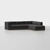 Essential L Island Sectional - Right Arm Island / Carbon / Espresso - 2