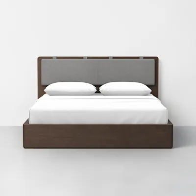 Queen / Heathered Grey / Espresso