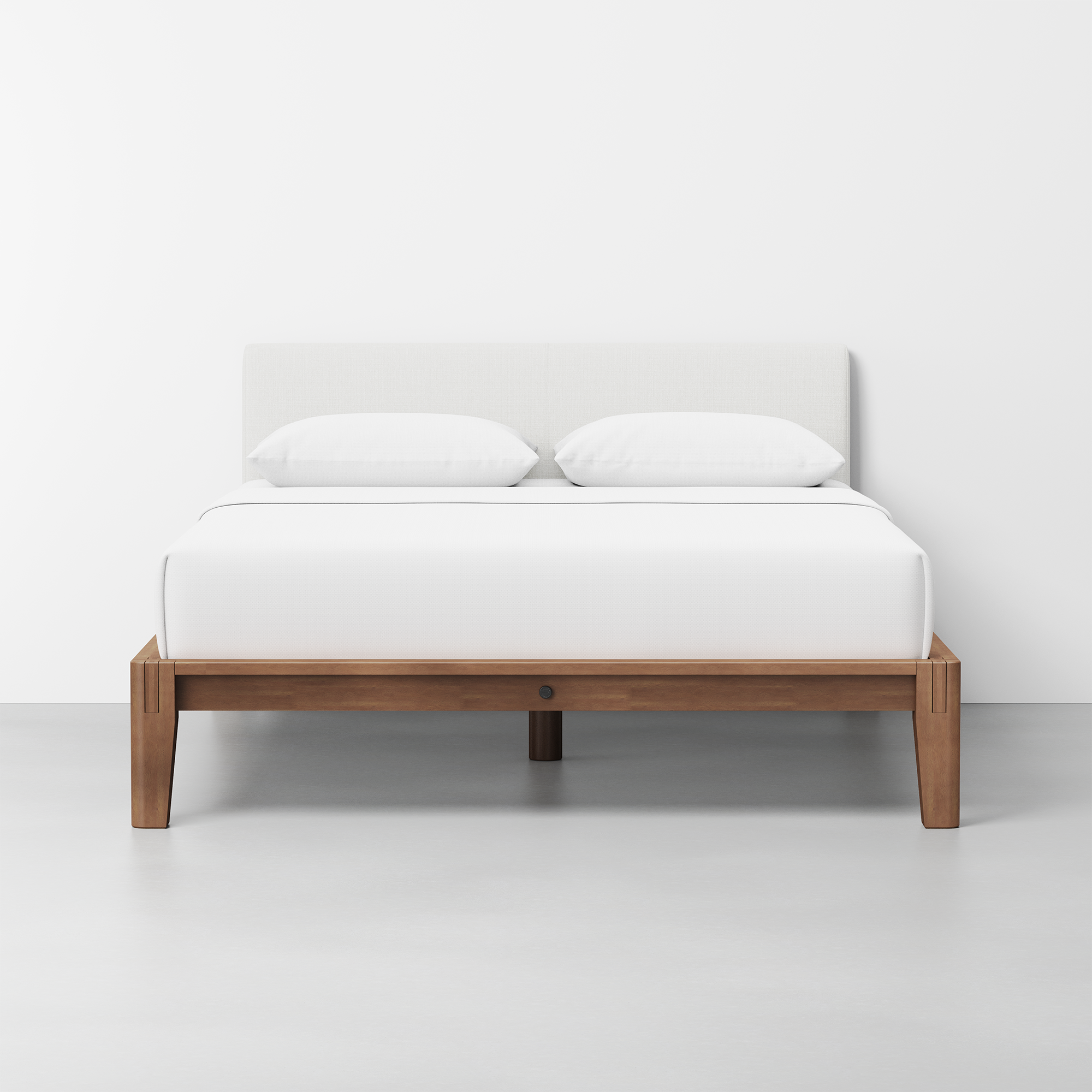 Walnut King Classic Bed Pillowboard - Beds | Thuma