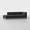 Essential Island Sofa - 2 Piece Left Arm Island / Carbon / Grey - 2
