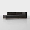Essential Island Sofa - 2 Piece Left Arm Island / Carbon / Grey - 1