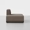 Essential Sectional Module (Left Arm Island / Mocha / Espresso) - Side