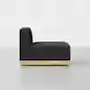 Essential Sectional Module (Armless / Carbon / Natural) - Side
