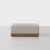 Essential Sectional Module (Ottoman / Natural / Walnut) - Side