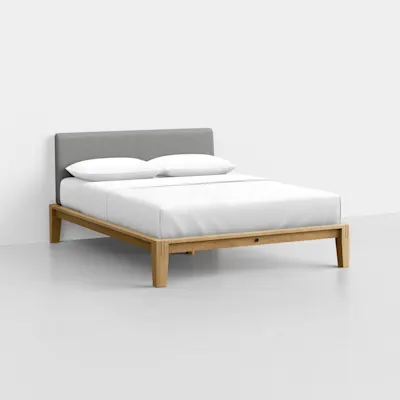 Queen / Heathered Grey / Oak