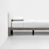 Classic Bed (Twin / Grey / Alabaster) - Side