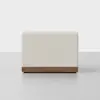 Essential Sectional Module (Corner / Ivory / Walnut) - Back