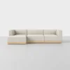 Essential Chaise Sectional - Left Arm Chaise / Ivory / Natural - 1