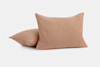 A close up of pillows.