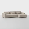 Signature Chaise Sectional (Right Arm Chaise / Natural) - Front