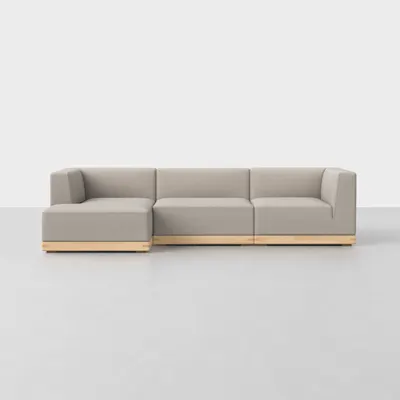 Natural / Natural / Left Arm Chaise