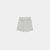 Lounge Leisure Shorts in Grey Color on Model Front View