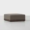 Essential Sectional Module (Ottoman / Mocha / Espresso) - Back Angled