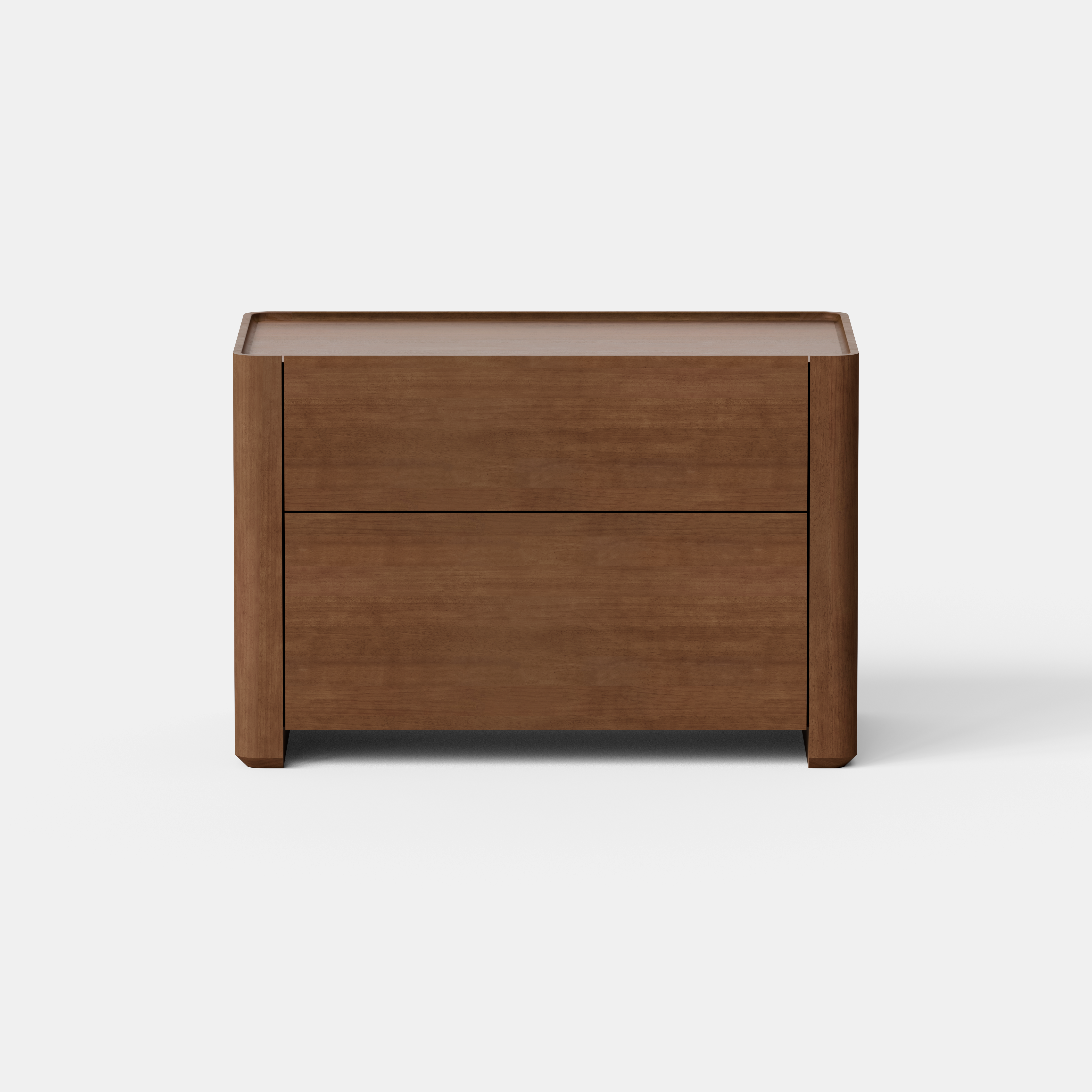 Walnut / Individual / 2 Drawer