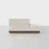 Essential Island Chaise Sectional - Left Arm Chaise / Ivory / Walnut - 4