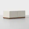 Essential Modular Sofa - 2 Seat / Ivory / Walnut - 3