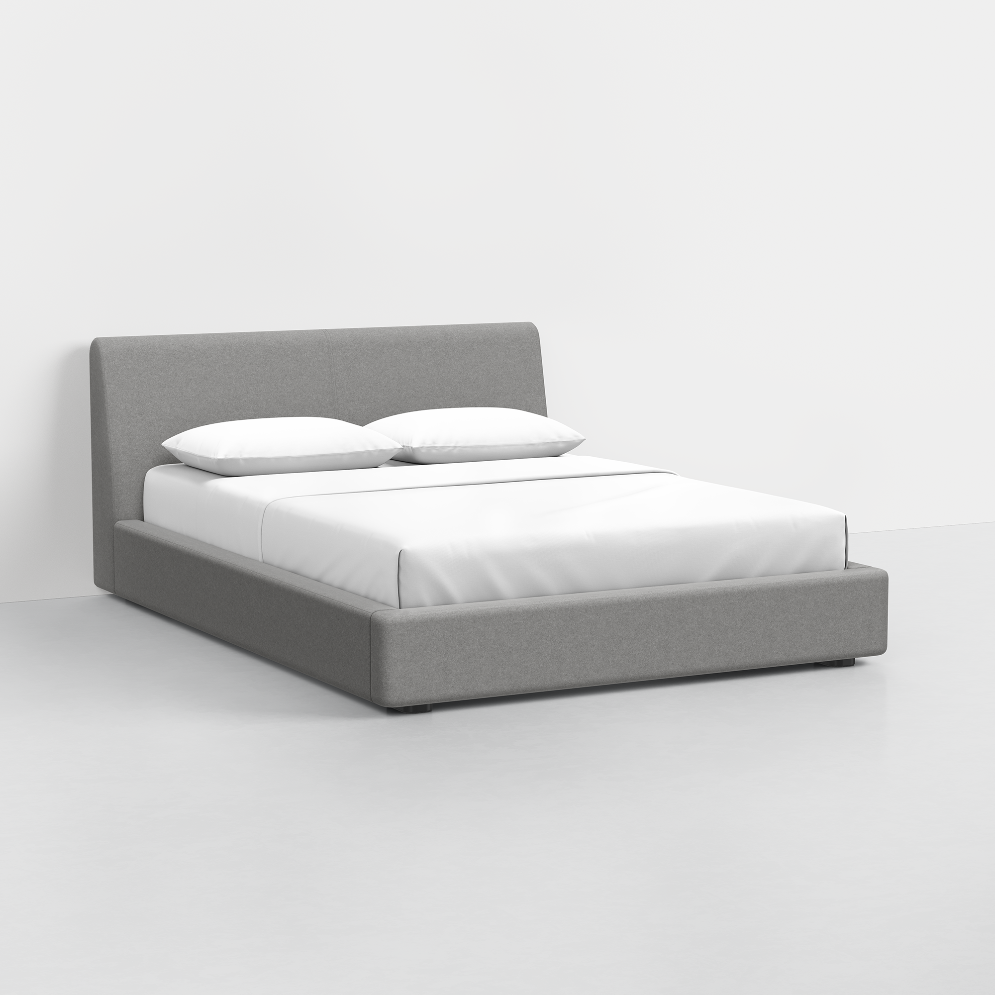 Queen / Heathered Grey / Headboard