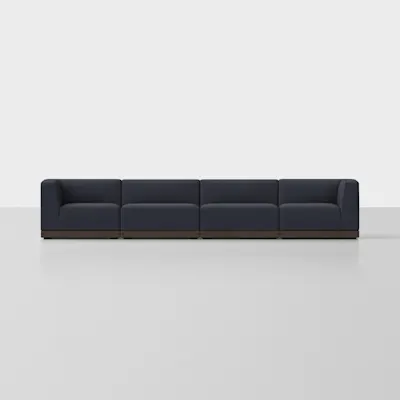 Dark Navy / Espresso / 4 Seat