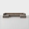 Essential U Sectional - Mocha / Grey - 1