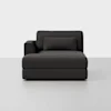 Signature Sectional Modules - Left Arm Chaise / Carbon - 1