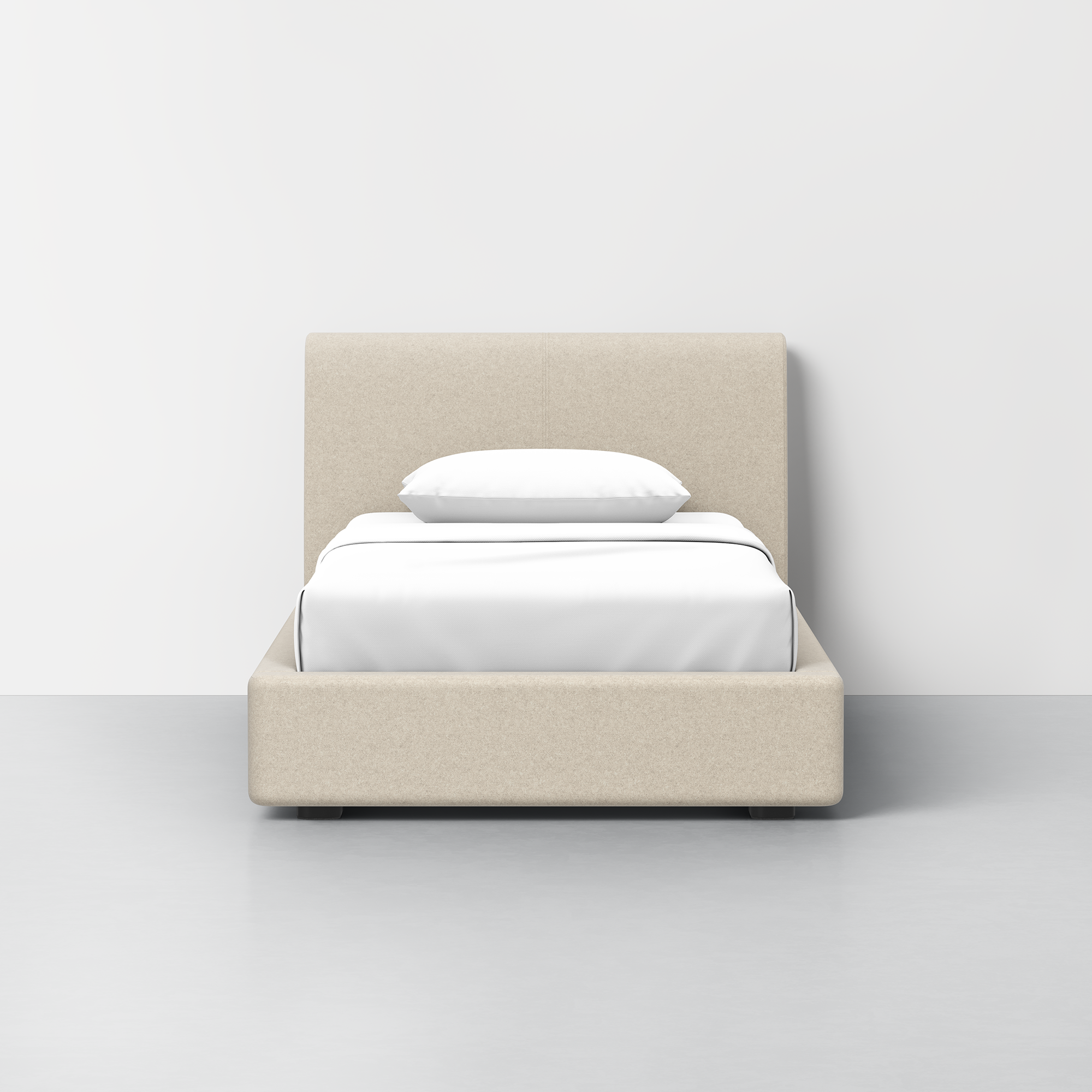 Twin / Heathered Oatmeal / Headboard