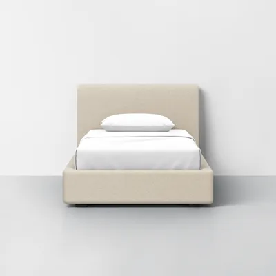 Twin / Heathered Oatmeal / Headboard