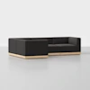 Essential L Sectional - Carbon / Natural - 1