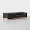 Essential L Sectional - Carbon / Natural - 2