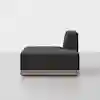 Essential Sectional Module (Right Arm Island / Carbon / Grey) - Side