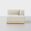Essential Sectional Module (Right Arm Chaise / Ivory / Natural) - Front