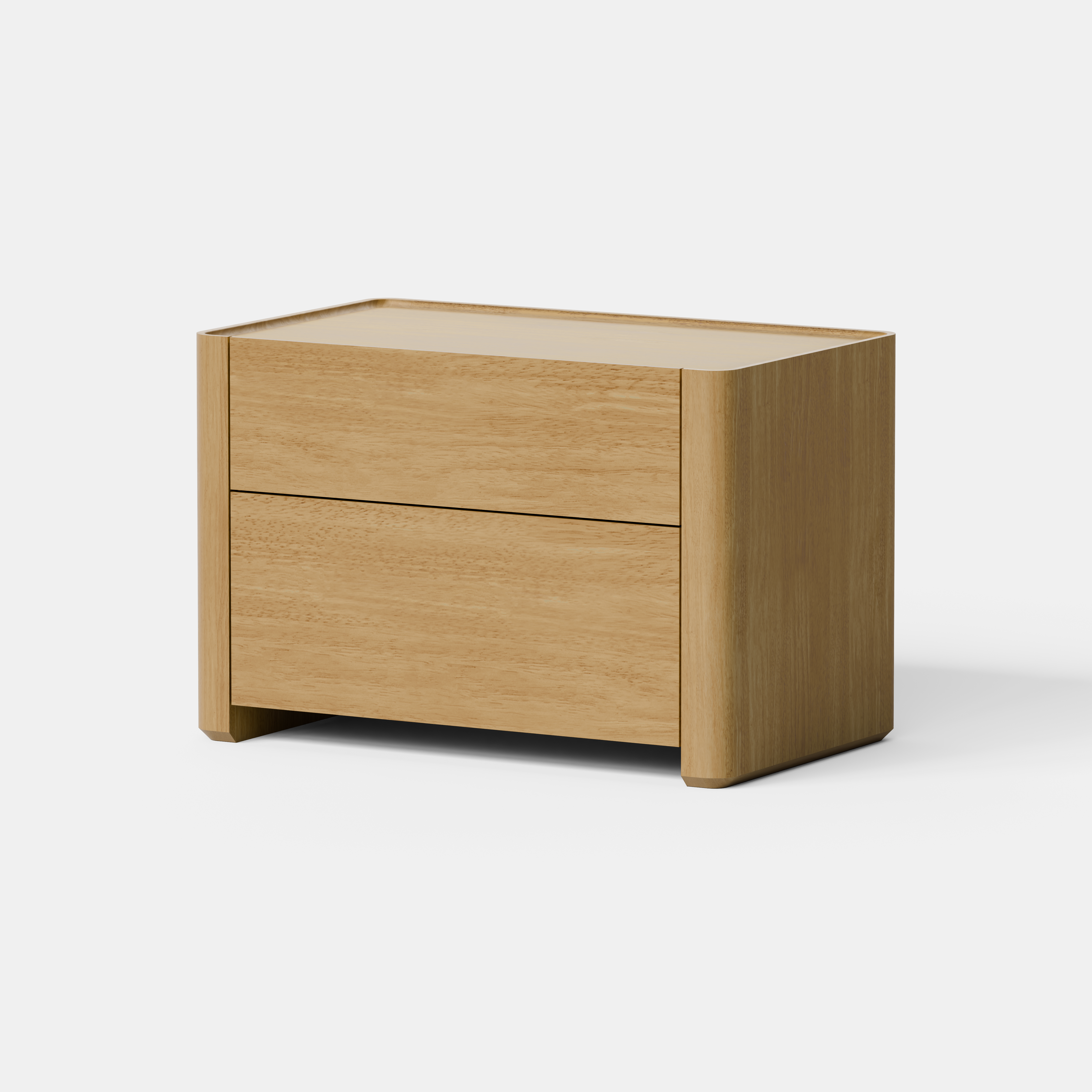 Oak / Individual / 2 Drawer