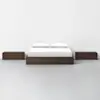 One-Drawer Nightstand (Espresso) - Next to Bed