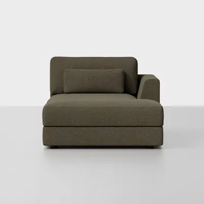 Dark Olive / Right Arm Chaise