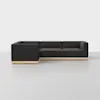 Essential L Sectional - Carbon / Natural - 1