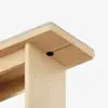 Pillar Bench (Natural / 60 in / Natural) - Bottom Detail