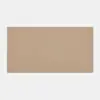A rectangular, light beige mat or rug with a smooth, plain surface shown against a white background.
