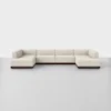 Essential U Sectional - Ivory / Espresso - 1
