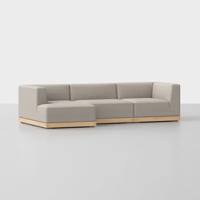Natural / Natural / Left Arm Chaise